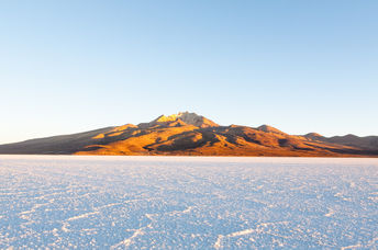 Salar de Uyuni in Bolivia.