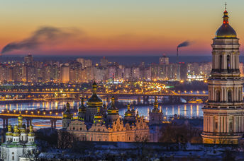 A view of Kyiv.