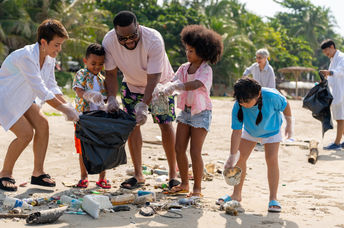 Volunteering on vacation.