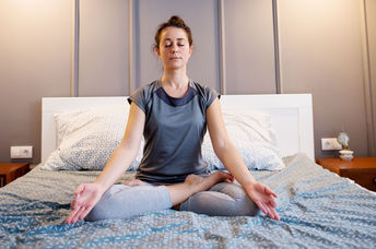 Begin your day with yoga.