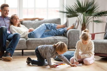 Staying warm and cozy, one room at a time.