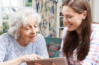 Teens are helping seniors feel less lonely and isolated.