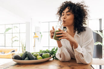 Enjoy a green smootie any time of the year.