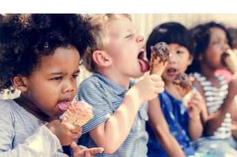 All children get to enjoy an ice cream cone at Everyday Sundae.