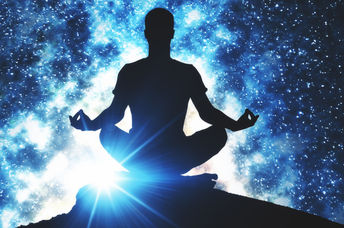 Yoga inspired by space.