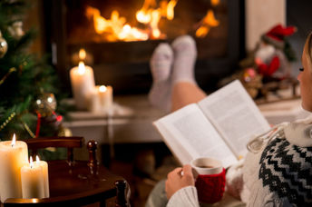 Getting cozy on Christmas eve,