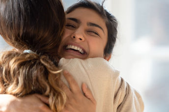 Being with your partner makes you feel happier.