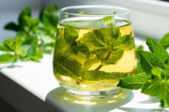 Mint water is good for your health.