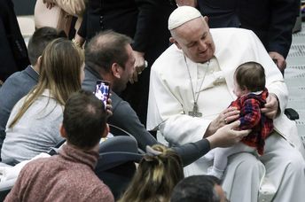 Pope Francis at the Vatican.