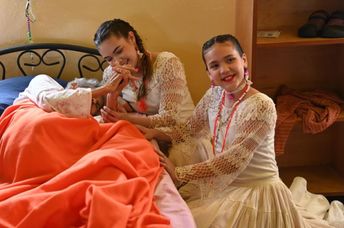 Volunteers in Paraguay give back to the elderly.