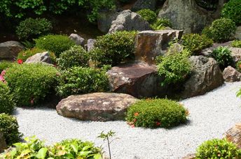Japanese Zen garden.