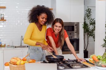 Cooking can help relieve stress and is good for your mental health.