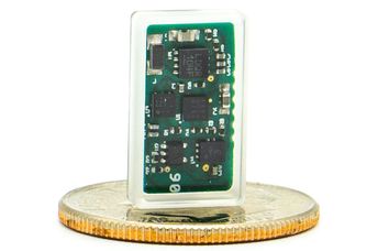 This tiny stimulator is the size of a dime.