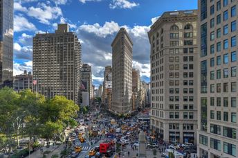 New York City Flatiron district.