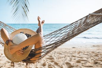 Spending time at the beach is good for your body and mind.