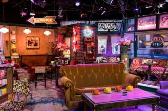 The set of the Central Perk cafe from Friends at Warner Brothers Studio in LA.