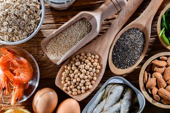 Foods rich in calcium.