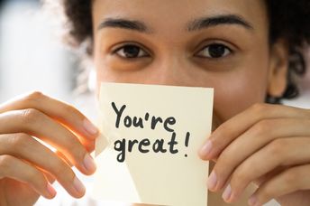 Positive affirmations can boost your confidence.