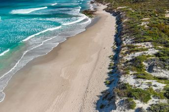 An aerial view of Australia’s Kangaroo Island.