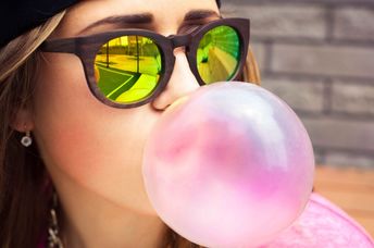 Chewing gum can help relax you.