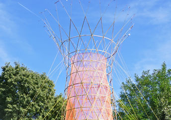 Assembling a Warka Water tower in Ethiopia