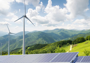 Electricity produced from solar and wind is now either the same price or cheaper than fossil fuel in more than 30 countries. (Shutterstock)