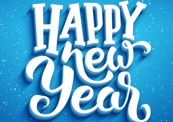 New Year's resolutions infographic