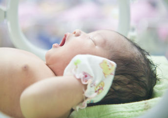 Baby Jasmine and her octopus doll