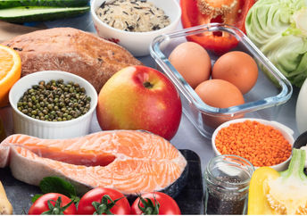 Healthy Mediterranean food.