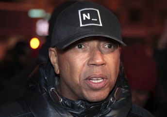 Russell Simmons speaking at the Rush Philanthropic Arts Foundation's annual Rush HeARTS Education Valentine's Luncheon