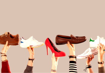 Giving shoes to the community