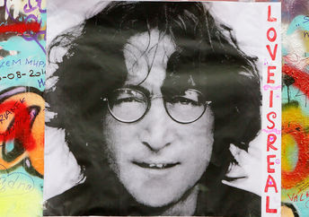 John Lennon's wall in Prague.