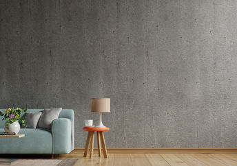 Minimalist living room without stuff.