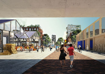 A new planned development outside of Hamburg .