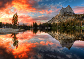 Cathedral Lake Yosemite National Park, California
