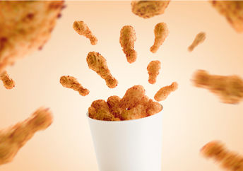 A fried chicken meal