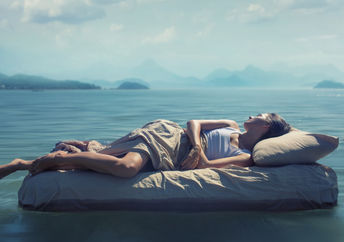 Sleeping soundly in the heat