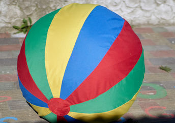 A large beach ball.