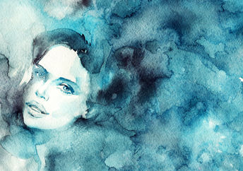 A portrait of a woman