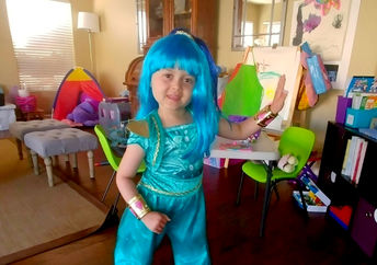 Lily is helping organize a fun playground for ill children