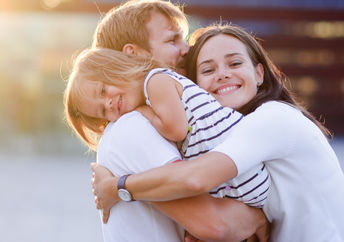 Portrait of a united family