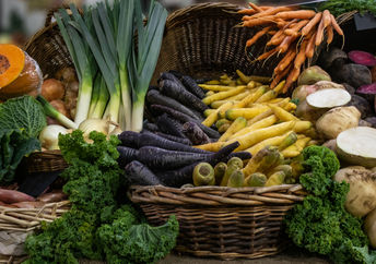 Hearty winter vegetables are a seasonal favorite.