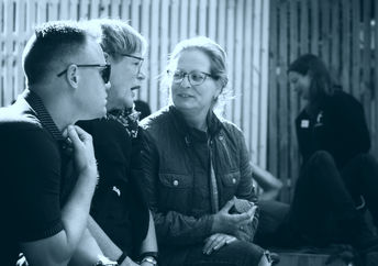 Human Library open books in conversation with readers