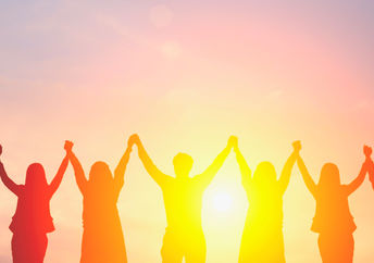 Happy and fulfilled business team