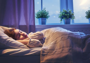 Getting a good night’s sleep.