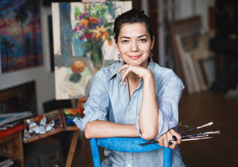 Painting is good for your mental wellbeing.