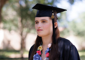 Valedictorian Elizabeth Bonker has autism and cannot speak.