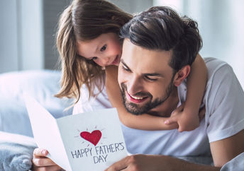 Homemade Father's Day card.