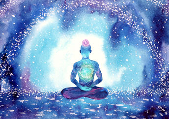 Connect to the crown chakra.