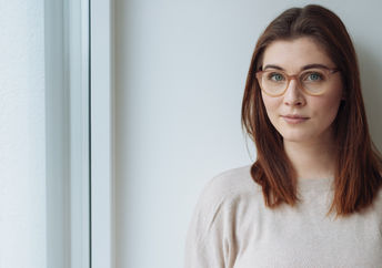 A portrait of a woman.